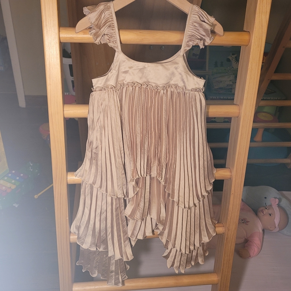 Bardot 4T girls dress pleated
